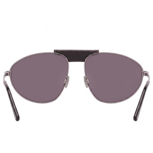 Tom Ford FT1095 Aviator Sunglasses Men — side view, Non-Polarized Smoke lens