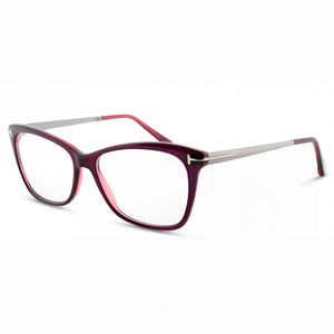 Tom Ford FT5353 Pink Square Eyeglasses for Women, Plastic frame