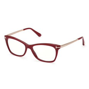 Tom Ford FT5353 Red Rectangle Eyeglasses for Men, Plastic frame