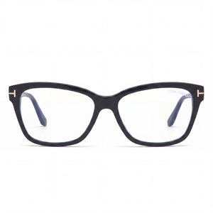 Tom Ford Ft5597-f-b Rectangle Eyeglasses for Men — front view, Acetate