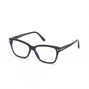 Tom Ford Ft5597-f-b Shiny Black Rectangle Eyeglasses for Men, Acetate frame