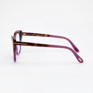 Tom Ford Ft5673-b Cat Eye Eyeglasses for Men — front view, Plastic