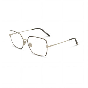 Tom Ford FT5739-BV 001 Iron, Black Square Eyeglasses for Women, Metal frame