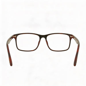 Tom Ford FT5752-B Rectangle Eyeglasses Unisex — interior view, Plastic demo lenses