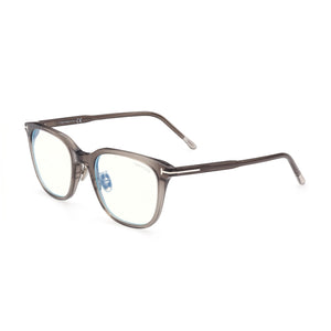 Tom Ford FT5776-D-B Gray Rectangle Eyeglasses for Men, Plastic frame