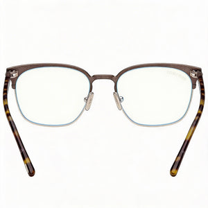 Tom Ford Ft5799-b Square Eyeglasses Unisex — front view, Metal frame