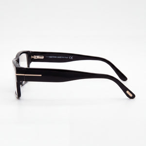 Tom Ford FT5835-B Rectangle Eyeglasses Unisex — front view, Pantographed Plastic