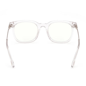 Tom Ford FT5904-B Square Eyeglasses for Men — interior view, Plastic/Polycarbonate demo lenses