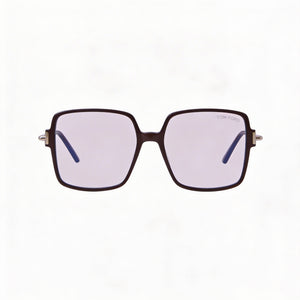 Tom Ford FT5915-B Square Eyeglasses for Women — front view, Plastic