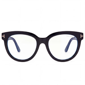 Tom Ford Ft5987-b Cat Eye Eyeglasses for Unisex — front view, Blue