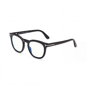 Tom Ford Ft5993-b Black Round Eyeglasses Unisex, Tortoise frame