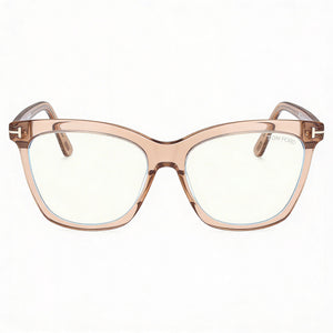 Tom Ford Ft6042-b Square Eyeglasses Unisex — front view, Black