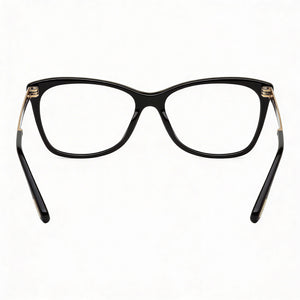 Tom Ford TF5353 Rectangle Eyeglasses for Women — front view, Acetate/Metal