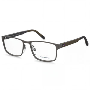 Tommy Hilfiger 2146 Grey Black Square Eyeglasses for Women, Polyamide frame