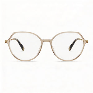 Tommy Hilfiger Round Eyeglasses for Women — front view, Polyamide