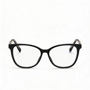 Tommy Hilfiger Rectangle Eyeglasses for Women — front view, Acetate