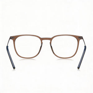 Tommy Hilfiger Square Eyeglasses Men — side view, Clear Polyamide Injected Grilamid temples