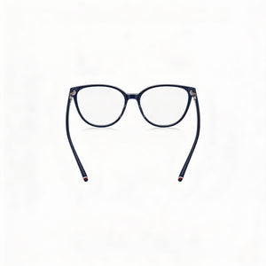 Tommy Hilfiger Classic Square Eyeglasses Unisex — front view, Acetate