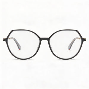 Tommy Hilfiger Round Eyeglasses for Women — front view, Polyamide