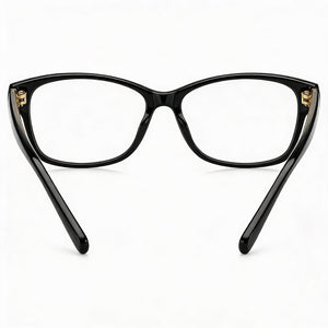 Tommy Hilfiger T. Hilfiger 1779 Rectangle Eyeglasses for Women — interior view, Plastic frame detail