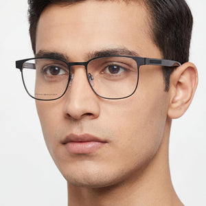 Tommy Hilfiger TH 1943 Black Eyeglasses Unisex — lifestyle wear, office and reading