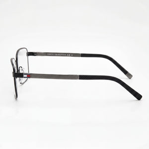 Tommy Hilfiger Th 1946 Rectangle Eyeglasses for Men — front view, Alloy Steel