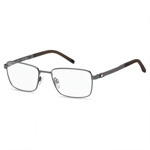 Tommy Hilfiger TH 1946 Silver Rectangle Eyeglasses Unisex, Alloy Steel frame