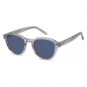 Tommy Hilfiger TH 1970/S Grey Rectangular Sunglasses for Women, Grey lens