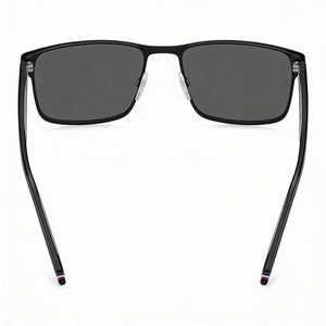 Tommy Hilfiger Th 1974/S Rectangle Sunglasses Men — side view, Non-Polarized Matt Black lens