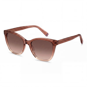 Tommy Hilfiger Th 1981/S Brown Cat Eye Sunglasses for Women, Brown lens