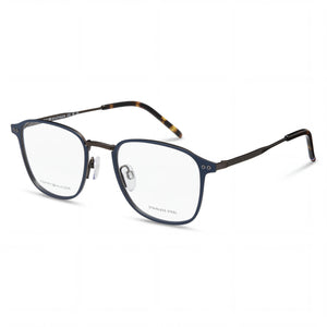 Tommy Hilfiger Th 2028 Blue Rectangle Eyeglasses Unisex, Alloy Steel frame