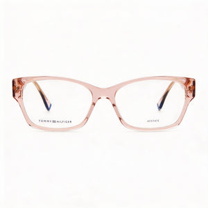 Tommy Hilfiger Th 2055 Rectangle Eyeglasses for Women — front view, Acetate