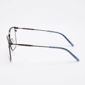 Tommy Hilfiger TH 2062/G Rectangle Eyeglasses Unisex — front view, Stainless Steel
