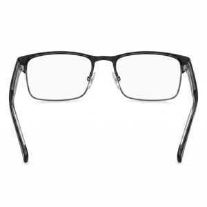 Tommy Hilfiger TH 2074 Rectangle Eyeglasses for Men — interior view, Plastic demo lenses