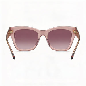 Tommy Hilfiger Th 2156/S Square Sunglasses Women — side view, Non-Polarized Pink Doubleshade lens