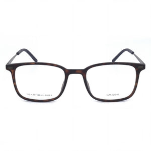 Tommy Hilfiger TH2037 Rectangle Eyeglasses for Men — front view, Propionate