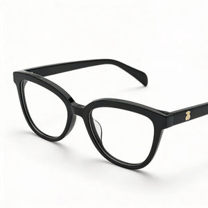 Tous Casual Fashion Rectangle Eyeglasses for Women — front view, Cellulose Acetate