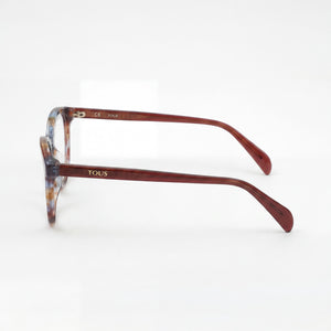 Tous Classic Round Eyeglasses for Women — front view, Cellulose acetate