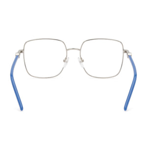 Tous Classic Square Eyeglasses for Women — front view, Combined Metal Injected