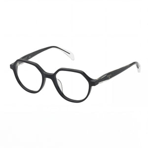 Tous Geometric Black Round Eyeglasses for Women, Acetate frame