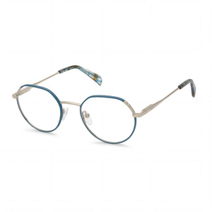 Tous Geometric Gold Round Eyeglasses for Women, Stainless Steel frame