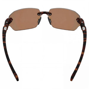 Under Armour Rectangle Sunglasses for Men — interior view, Silver lens detail