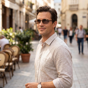 Under Armour Brown Sunglasses Men — outdoor wear, Silver lens