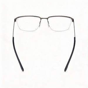 Under Armour Casual Rectangle Eyeglasses for Men — interior view, Polycarbonate demo lenses