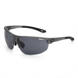 Under Armour Classic Gray Shield Sunglasses Unisex, Grey lens