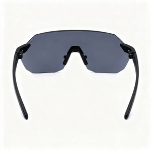 Under Armour HALFTIME/F Rectangle Sunglasses Unisex — side view, Grey lens
