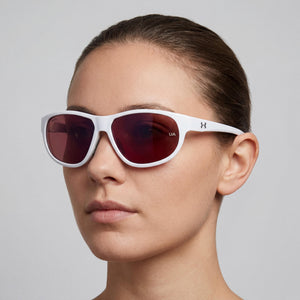 Under Armour Modern Rectangle Sunglasses Unisex — interior view, Non-Polarized lens detail