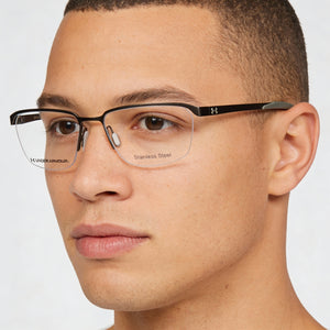 Under Armour Silver Eyeglasses Men — lifestyle wear, office and reading