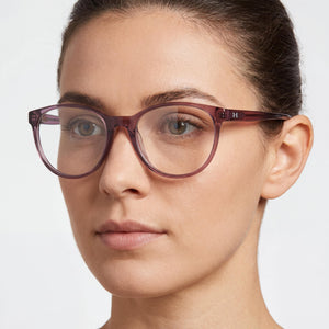 Under Armour Ua 5020 Round Eyeglasses for Women — interior view, Polycarbonate demo lenses