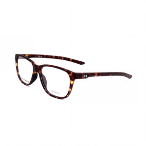 Under Armour UA 5024 Havana Rectangle Eyeglasses Unisex, Propionate frame